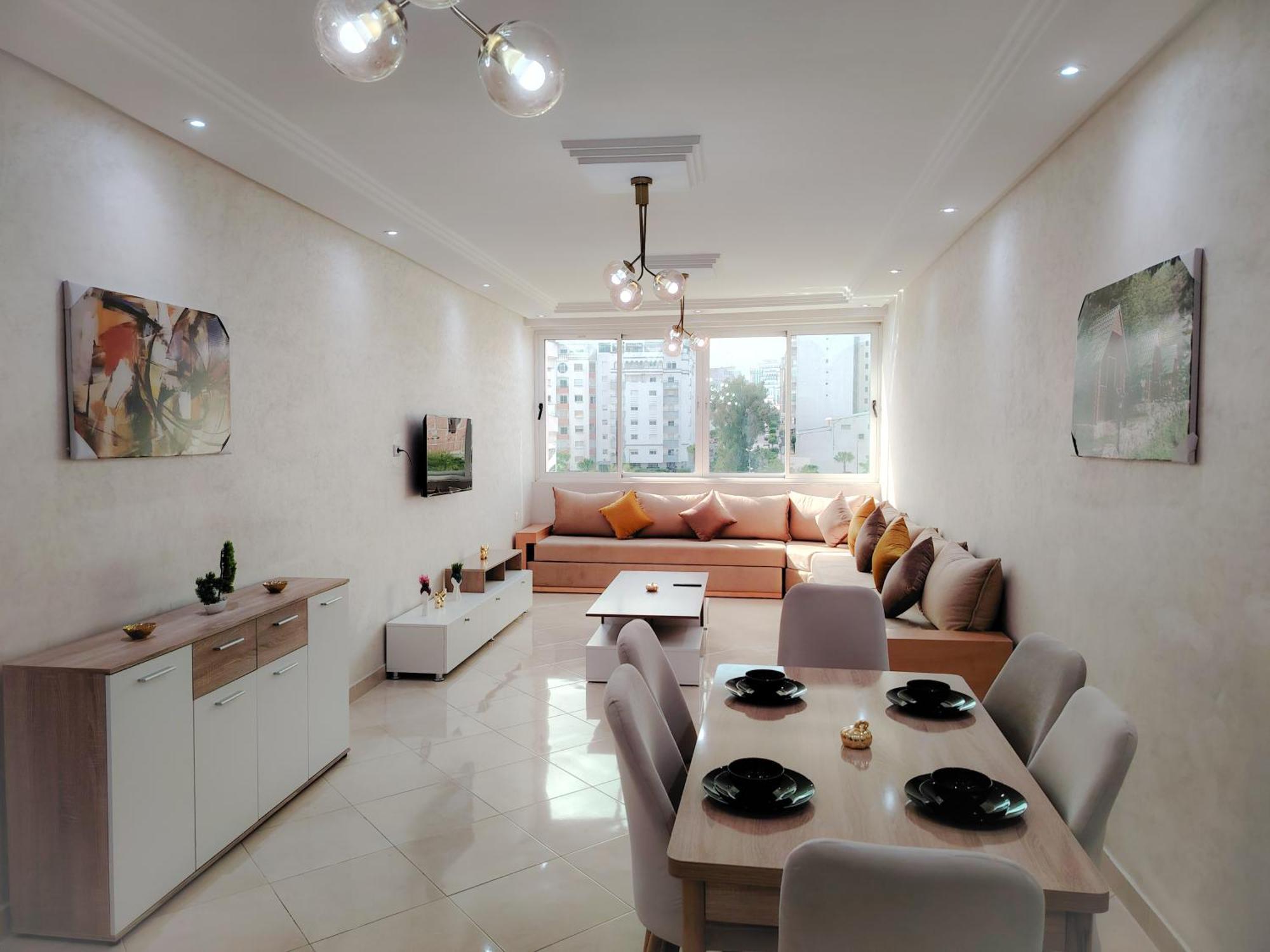 Nouveau Appartement Prestige Avec Vue Paronamique Tanger Luaran gambar